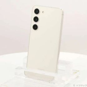 ソフマップ 〔中古品〕 Galaxy S23 256GB クリーム SCG19 au SIMフリー【371】