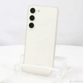 ソフマップ 〔中古品〕 Galaxy S23 256GB クリーム SCG19 au SIMフリー【269】