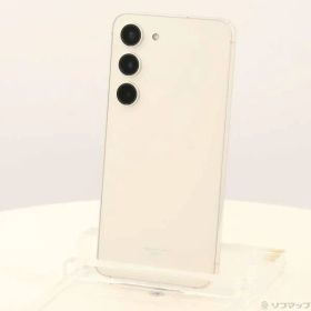ソフマップ 〔中古品〕 Galaxy S23 256GB クリーム SCG19 au SIMフリー【196】