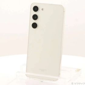 ソフマップ 〔中古品〕 Galaxy S23 256GB クリーム SCG19 au SIMフリー【251】