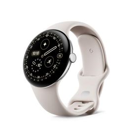 [新発売] [新品未開封] Google Pixel Watch4 直径 45mm Wi-Fiモデル Polished Silver アルミケース/Porcelain アクティブ バンド 本体