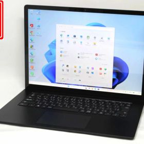 中古美品 2K液晶 タッチ /15インチ Microsoft Surface Laptop 3 /Windows11 /高性能 AMD Ryzen 5-3580U/ 8GB/ 爆速NVMe式256GB-SSD/ カメラ 無線 Office付き Win11【中古ノートパソコン 中古パソコン 中古PC】送料無料 あす楽対応 即日発送（Windows10も対応可能 Win10）