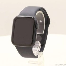 〔中古〕Apple(アップル) Apple Watch SE 第2世代 GPS 40mm ミッドナイトアルミニウムケース ミッドナイトスポーツバンド〔198-ud〕