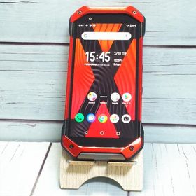 au 京セラ TORQUE 5G KYG01 レッド 本体 白ロム SIMロック解除済み SIMフリー B041425