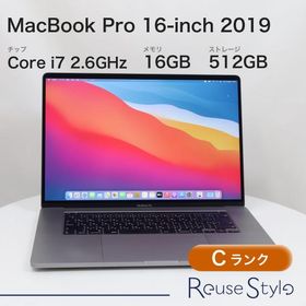 MacBook Pro 16インチ 2019 スペースグレイ 16GB 512GB JISキーボード Cランク