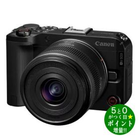 ◆最大3000円CP＋P3倍！！3/25◆キヤノン カメラ ミラーレス一眼カメラ EOS R50 V RF-S14-30 IS STM PZ レンズキット ブラック Canon【転送不可】