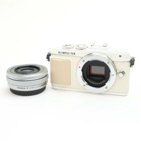 【中古】 《良品》 OLYMPUS PEN Lite E-PL7 14-42mm EZレンズキット ホワイト 【背面液晶部品交換/各部点検済】 [ デジタルカメラ ]