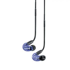 SHURE 【新楽器応援セール】SE215SPE-PL-A(SE215 Special Edition パープル)(国内正規品2年保証)(有線イヤフォン)(シュア) レコーディング ヘッドフォン・イヤフォン