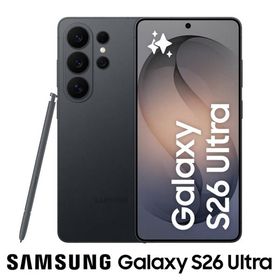 SAMSUNG｜サムスン Samsung Galaxy S26 Ultra(16GB/ 1TB)- ブラック(SIMフリー版) SM-S948QZKFSJP 返品種別B