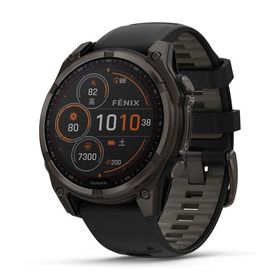 ガーミン fenix 8 Sapphire Dual Power 47mm Ti Carbon Gray DLC / Black (Suica対応)スマートウォッチ 010-02906-50 返品種別A