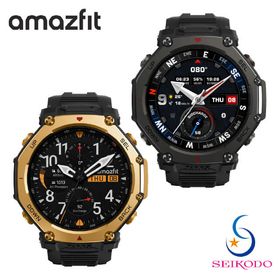 [2,000円OFFクーポン有！26日01時59分まで] Amazfit T-Rex 3 Pro 48mm アマズフィット ティーレックス3 スマートウォッチ 登山 アウトドア ヤマレコ ヤマップ 10気圧 防水 アウトドア ランニング 水泳 登山 GPS コンパス スポーツウォッチ 着信通知 歩数計