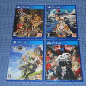 PS4ソフト４本セット ソードアート・オンライン アリシゼーション リコリス フェイタル・バレット ホロウ・リアリゼーション ペルソナ５