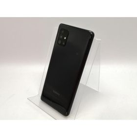 【中古】SAMSUNG au 【SIMロック解除済み】 Galaxy A51 5G プリズム ブリックス ブラック 6GB 128GB SCG07【高崎モントレー】保証期間１ヶ月【ランクC】