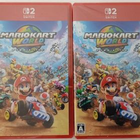 【新品】MARIOKART WORLD マリオカートワールド 2本セット(家庭用ゲームソフト)