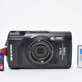 【73】OLYMPUS オリンパス OM SYSTEM TG-7 ブラック 防水 耐衝撃 デジタルカメラ コンデジ