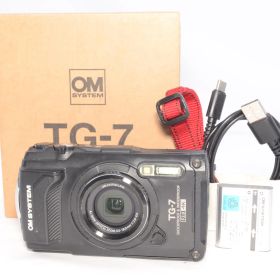 OM SYSTEM Tough TG-7 防水15m 防塵 耐衝撃 耐荷重100kg コンパクトデジタルカメラ アウトドア・水中撮影に最適 ブラック