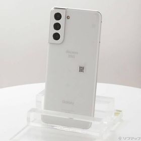 〔中古〕SAMSUNG(サムスン) Galaxy S21 5G 256GB ファントムホワイト SC-51B docomoロック解除SIMフリー〔344-ud〕