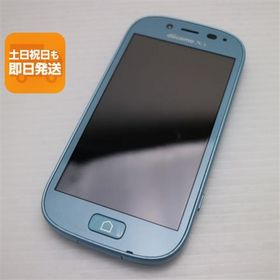 美品 F-06F らくらくスマートフォン3 エアーブルー 即日発送 スマホ FUJITSU DoCoMo 本体 白ロム あすつく 土日祝発送OK