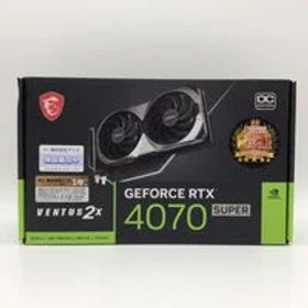 中古 MSI GeForce RTX 4070 SUPER 12G VENTUS 2X OC (RTX4070 SUPER 12GB) 163393 状態： Cランク