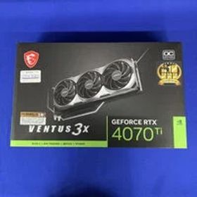 中古 MSI GeForce RTX 4070 Ti VENTUS 3X 12G OC (RTX4070Ti 12GB) 154205 状態： Bランク