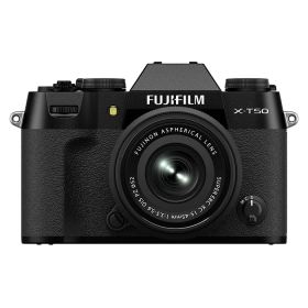 《新品》FUJIFILM (フジフイルム) X-T50 XC15-45mmレンズキット ブラック [ ミラーレス一眼カメラ | デジタル一眼カメラ | デジタルカメラ ] 【KK9N0D18P】【下取交換なら￥20,000-引き】