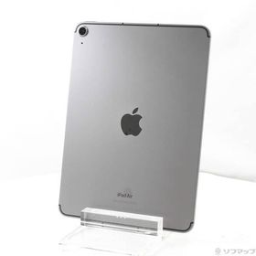 〔中古〕Apple(アップル) iPad Air 第5世代 64GB スペースグレイ MM6R3J／A SoftBankロック解除SIMフリー〔305-ud〕