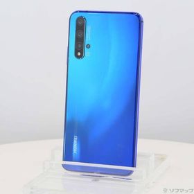 〔中古〕HUAWEI(ファーウェイ) nova 5T 128GB クラッシュブルー YAL-L21 SIMフリー〔349-ud〕