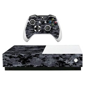 MightySkins Skin for Microsoft Xbox One S All-Digital Edition - Digital Camo | Protective, Durable, and Unique Vinyl Decal wrap Cover | Easy to Apply,