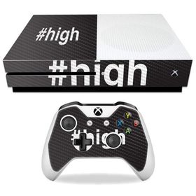MightySkins Carbon Fiber Skin for Microsoft Xbox One S - High | Protective, Durable Textured Carbon Fiber Finish | Easy to Apply, Remove, and Change S
