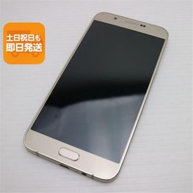 新品同様 au SCV32 Galaxy A8 ゴールド 即日発送 スマホ AU SAMSUNG 本体 白ロム あすつく 土日祝発送OK