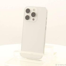 〔中古〕Apple(アップル) iPhone15 Pro 128GB ホワイトチタニウム MTU83J／A SIMフリー〔352-ud〕