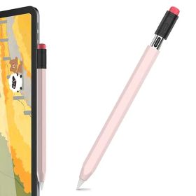 Apple Pencil (USB-C) 用シリコン保護ケース 鉛筆レトロデザイン 柔らかなシリコン材質 Apple Pencil (