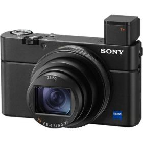 【中古】（新古品） SONY(ソニー) コンパクトデジタルカメラ Cyber-shot RX100VII ボディ ブラック 1.0型積層型CMOSセンサー 光学ズーム8倍(24-200mm) 180度チルト可動式液晶モニター 4K動画記録 DSC-RX100M7