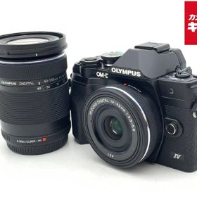 【中古】 【良品】 オリンパス OM-D E-M10 MarkIV EZダブルズームキット ブラック 【ミラーレス一眼】 【6ヶ月保証】