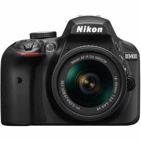 【中古】ニコン Nikon D3400 AF-P ブラック 18-55 VR レンズキット ブラック カメラ 中古 人気 おすすめ 高画質