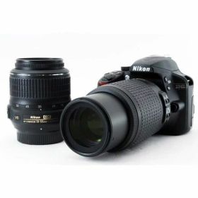 【中古】ニコン Nikon D3400 標準＆望遠ダブルズームセット 美品当店保証30日間 人気モデル 高画質 売れ筋