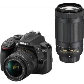 【中古】ニコン Nikon D3400 ダブルズームキット ブラック当店保証30日間 人気モデル 高画質 売れ筋