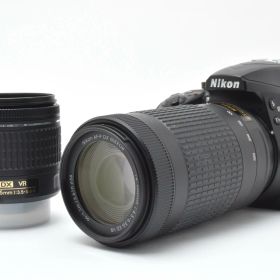 【中古】Nikon ニコン D3400 ダブルズームキット ブラック