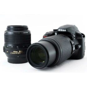 【中古】ニコン Nikon D3400 標準＆望遠ダブルズームセット 美品