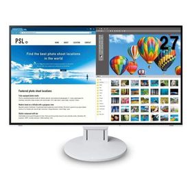 EIZO ≪FlexScan≫ 27インチ 4K対応 ワイド 液晶ディスプレイ(3840x2160 USB-C DisplayPort HDMIx2 スピーカー LED アンチグレア IPSパネル ホワイト)