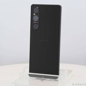 〔中古〕SONY(ソニー) Xperia 1 V 512GB ブラック XQ-DQ44-B3JPCX0 SIMフリー〔349-ud〕