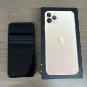 【o】iPhone 11 Pro Max 64GB ゴールド 初期化済 箱付き