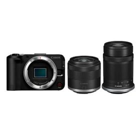 ＜キヤノン 春のキャッシュバック2026 対象＞ キヤノン(Canon） EOS R50 V ダブルズームキット ブラック Vlog 動画撮影