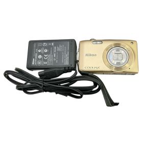 186000 動作未確認 Nikon ニコン デジタルカメラ COOLPIX S3300 ゴールド