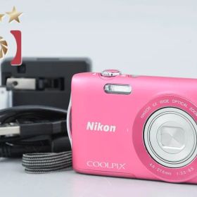【中古】Nikon ニコン COOLPIX S3300 ストロベリーピンク コンパクトデジタルカメラ