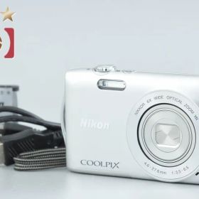 【中古】Nikon ニコン COOLPIX S3300 クリスタルシルバー コンパクトデジタルカメラ