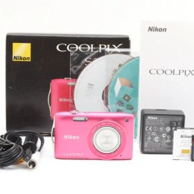 【美品】 ニコン Nikon COOLPIX S3300 ピンク 動作良好