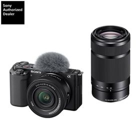 [新品]SONY ソニー VLOGCAM ZV-E10X B ダブルズームレンズキットブラック（キャンペーン対象商品）