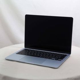 〔中古〕Apple(アップル) MacBook Air 13.6-inch Early-2025 MC6T4J／A Apple M4 10コアCPU_8コアGPU 16GB SSD256GB スカイブルー 〔15.7 Sequoia〕〔258-ud〕