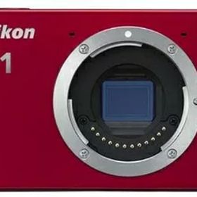 【中古】 Nikon 1 j1 10.1 MP HDデジタルカメラボディのみ(レッド)